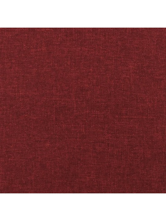 2místná rozkládací pohovka se 2 polštáři vínová textil