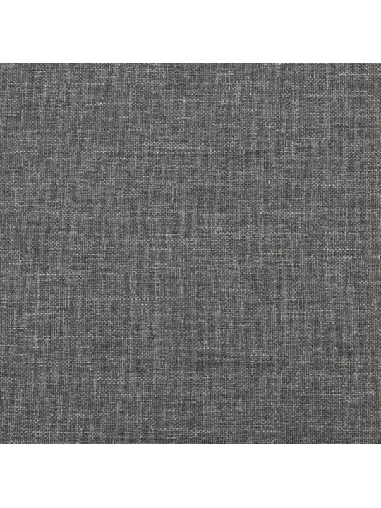 2místná rozkládací pohovka světle šedá textil