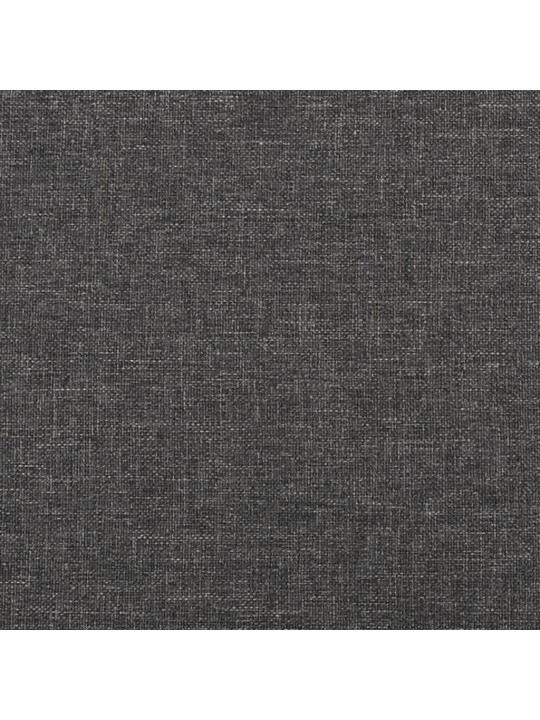2místná rozkládací pohovka tmavě šedá textil