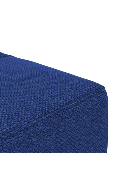 2místná rozkládací pohovka se 2 polštáři modrá textil