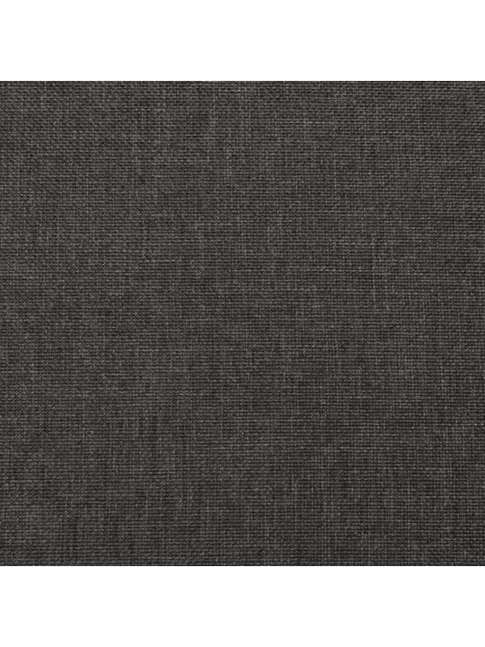 2místná rozkládací pohovka se 2 polštáři tmavě šedá textil
