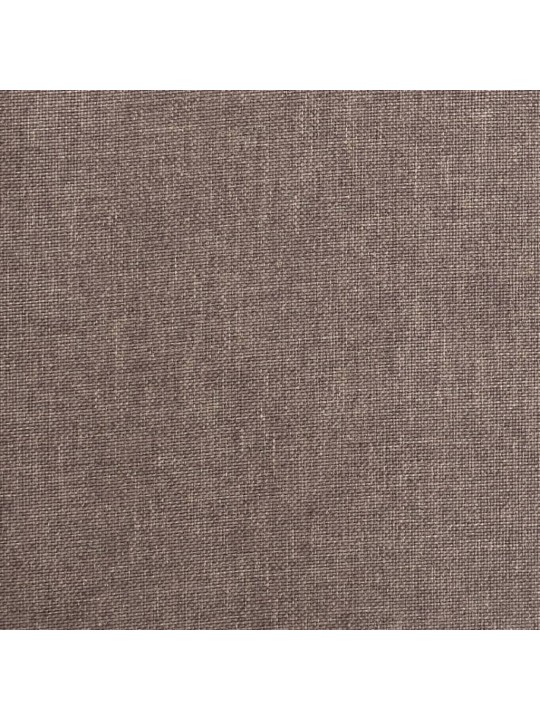 2místná rozkládací pohovka se 2 polštáři taupe textil