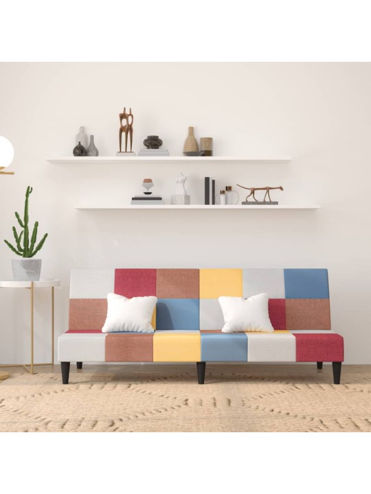2místná rozkládací pohovka textil