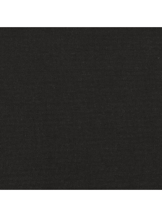 2místná rozkládací pohovka se 2 polštáři černá textil