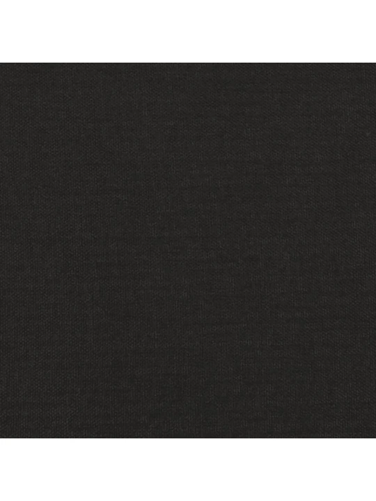 2místná rozkládací pohovka černá textil