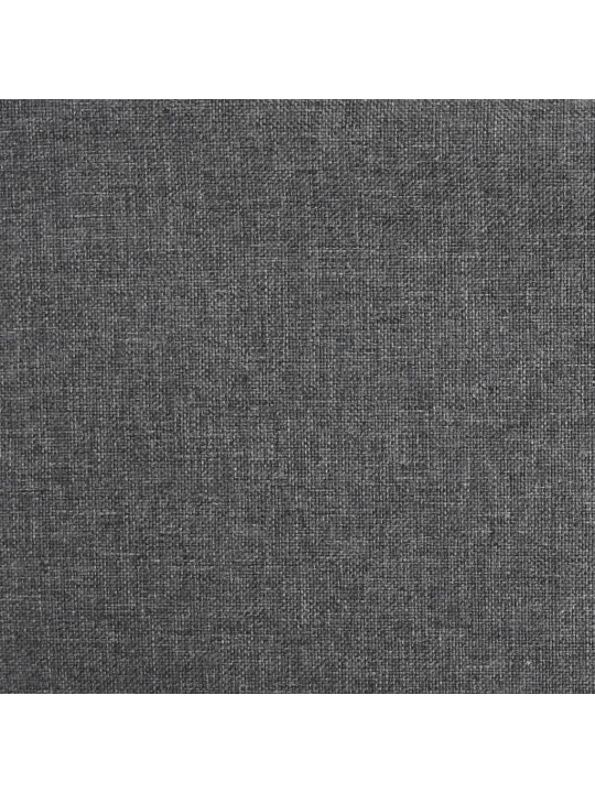 2místná rozkládací pohovka se 2 polštáři tmavě šedá textil