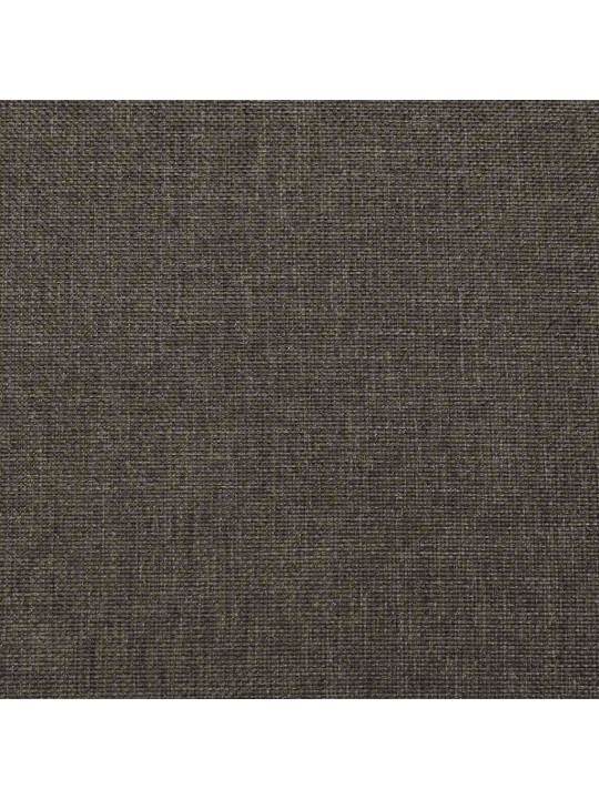 2místná rozkládací pohovka se 2 polštáři hnědá textil