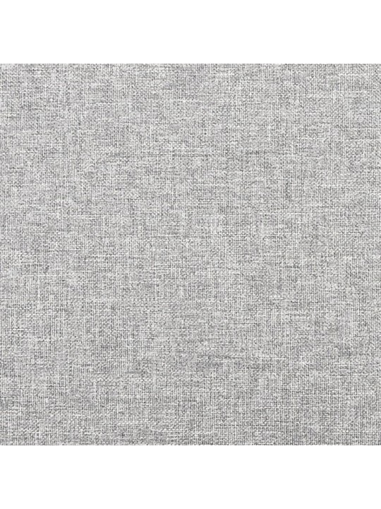 2místná rozkládací pohovka se 2 polštáři světle šedá textil