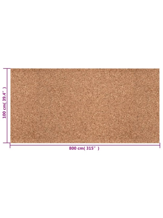 Korková role 100x800 cm 8 mm
