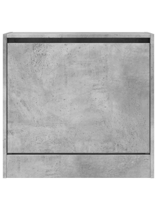 Botník betonově šedý 60 x 21 x 57 cm kompozitní dřevo