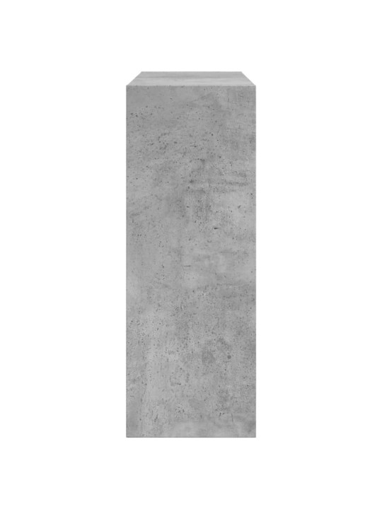 Botník betonově šedý 60 x 21 x 57 cm kompozitní dřevo
