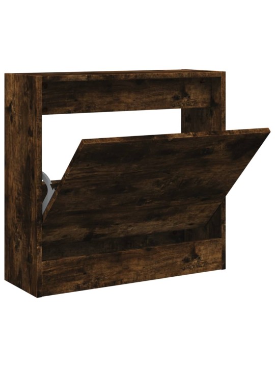 Botník kouřový dub 60 x 21 x 57 cm kompozitní dřevo