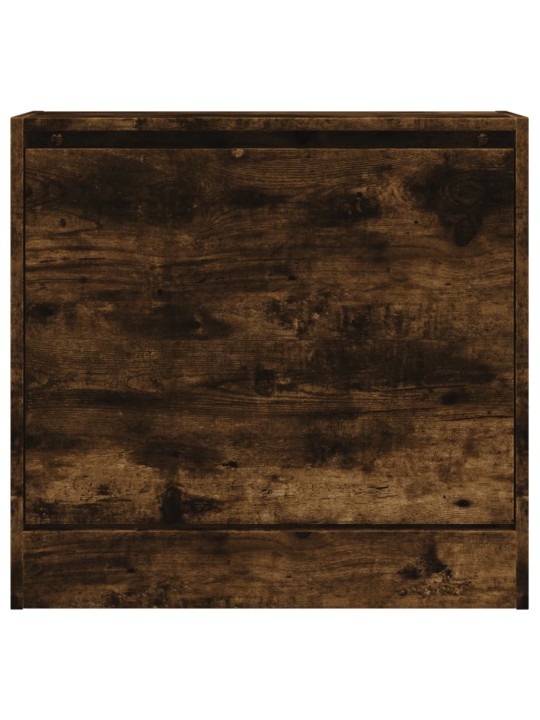 Botník kouřový dub 60 x 21 x 57 cm kompozitní dřevo