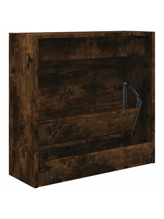 Botník kouřový dub 60 x 21 x 57 cm kompozitní dřevo