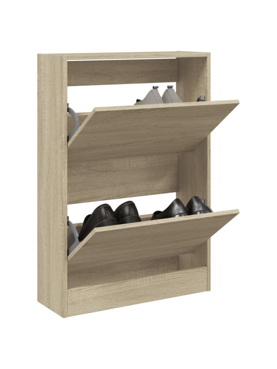 Botník dub sonoma 60 x 21 x 87,5 cm kompozitní dřevo