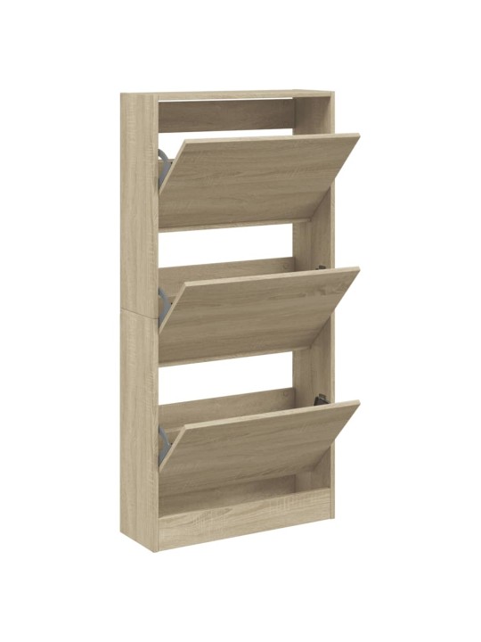 Botník dub sonoma 60 x 21 x 125,5 cm kompozitní dřevo
