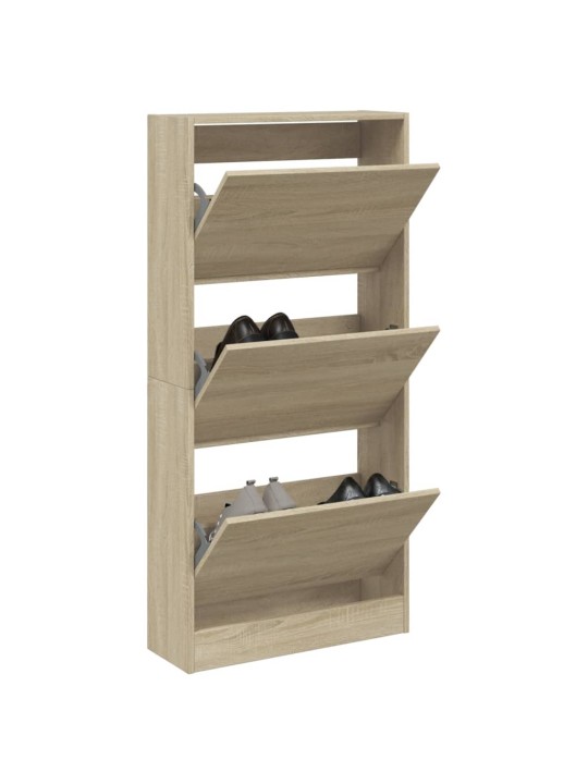 Botník dub sonoma 60 x 21 x 125,5 cm kompozitní dřevo