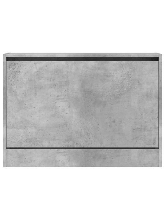 Botník betonově šedý 80 x 21 x 57 cm kompozitní dřevo