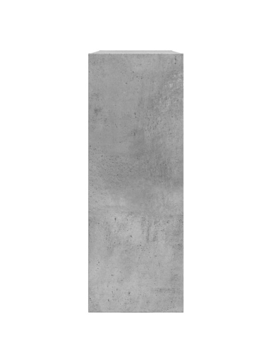 Botník betonově šedý 80 x 21 x 57 cm kompozitní dřevo