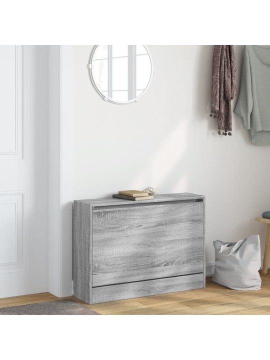 Botník šedý sonoma 80 x 21 x 57 cm kompozitní dřevo