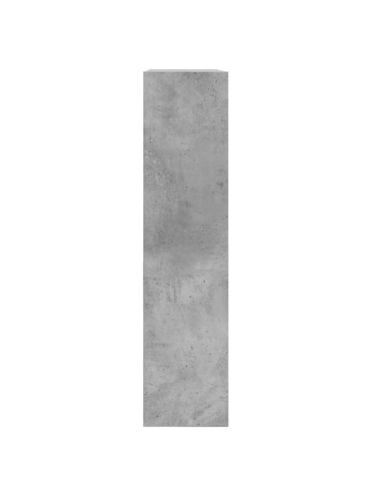 Botník betonově šedý 80 x 21 x 87,5 cm kompozitní dřevo
