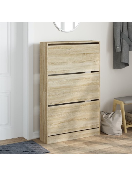 Botník dub sonoma 80 x 21 x 125,5 cm kompozitní dřevo