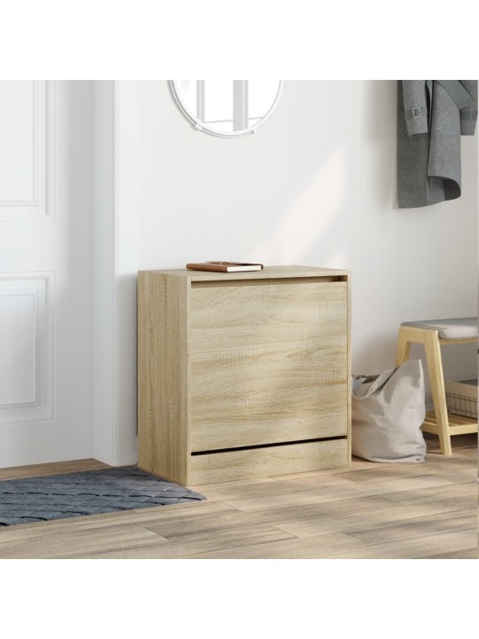 Botník dub sonoma 60 x 34 x 63,5 cm kompozitní dřevo