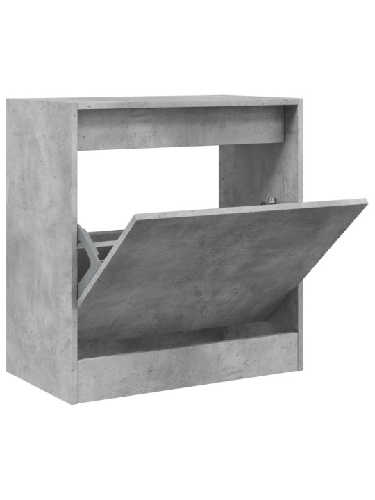 Botník betonově šedý 60 x 34 x 63,5 cm kompozitní dřevo