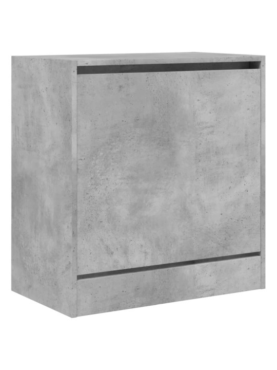 Botník betonově šedý 60 x 34 x 63,5 cm kompozitní dřevo
