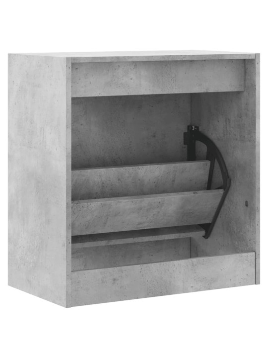 Botník betonově šedý 60 x 34 x 63,5 cm kompozitní dřevo
