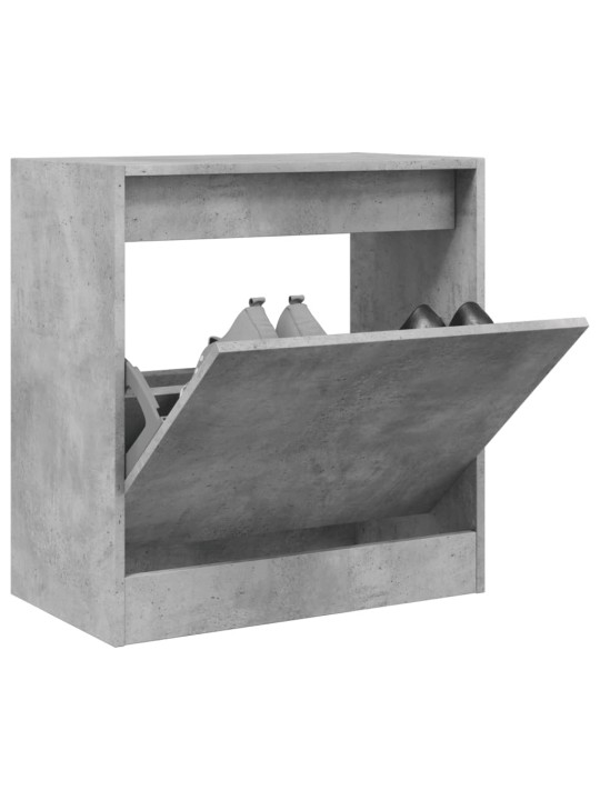 Botník betonově šedý 60 x 34 x 63,5 cm kompozitní dřevo