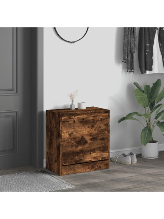 Botník kouřový dub 60 x 34 x 63,5 cm kompozitní dřevo