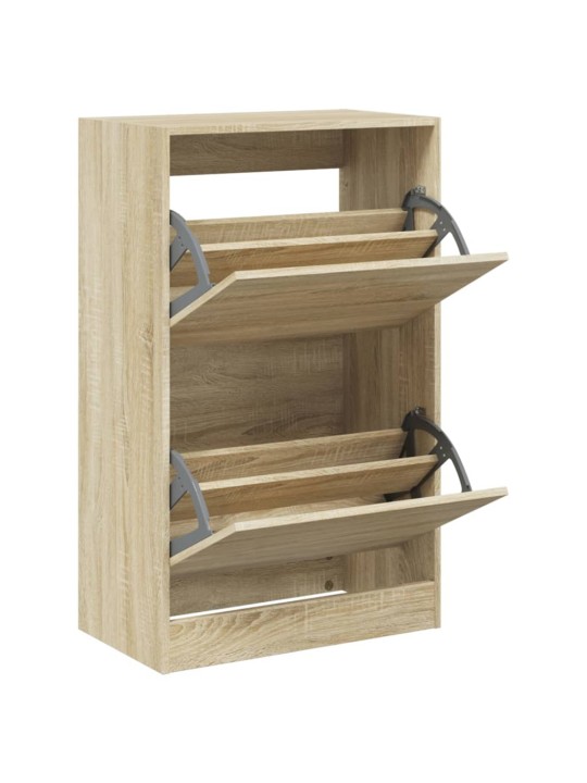 Botník dub sonoma 60 x 34 x 96,5 cm kompozitní dřevo