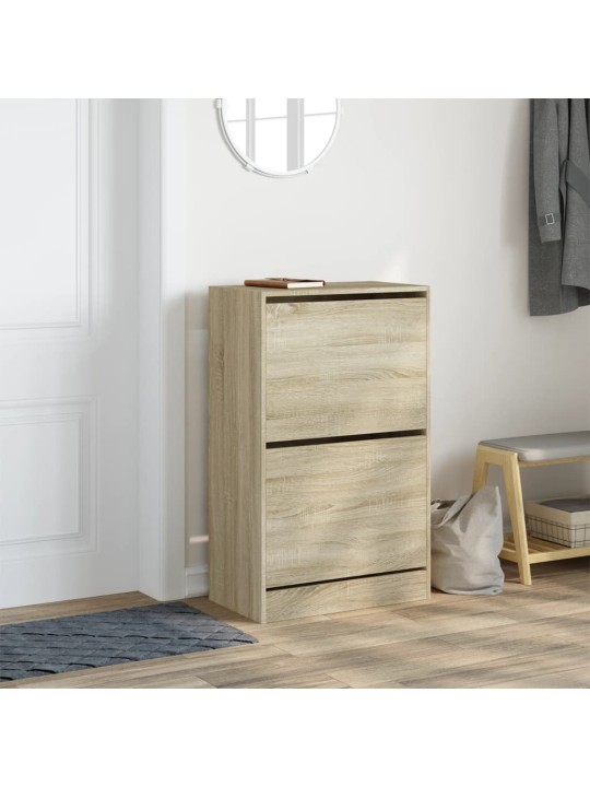 Botník dub sonoma 60 x 34 x 96,5 cm kompozitní dřevo