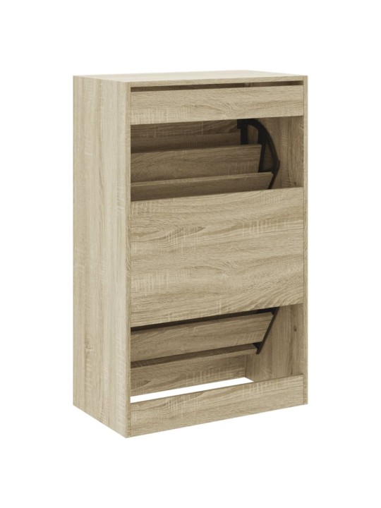 Botník dub sonoma 60 x 34 x 96,5 cm kompozitní dřevo