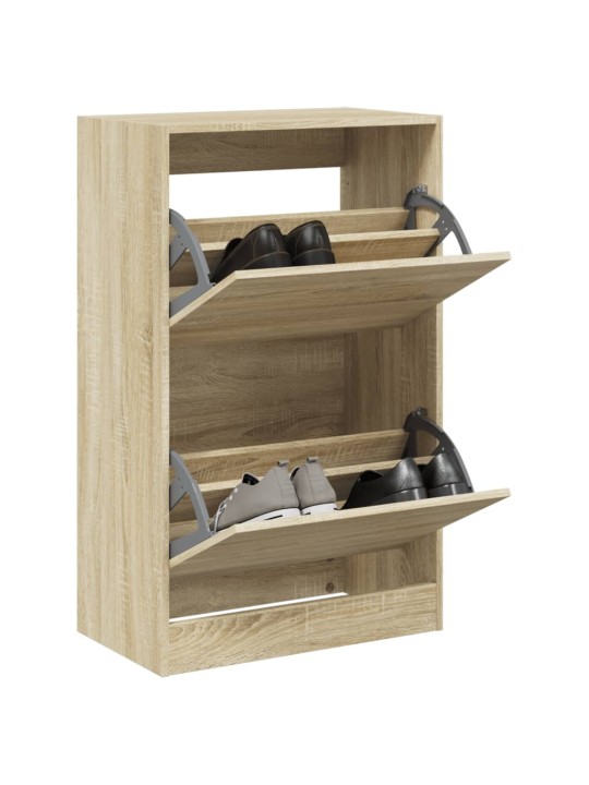 Botník dub sonoma 60 x 34 x 96,5 cm kompozitní dřevo