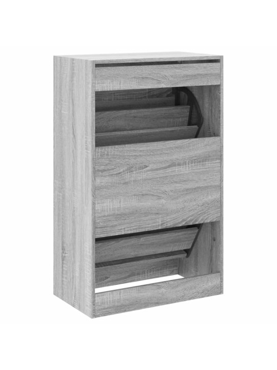 Botník šedý sonoma 60 x 34 x 96,5 cm kompozitní dřevo