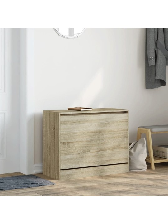 Botník dub sonoma 80 x 34 x 63 cm kompozitní dřevo