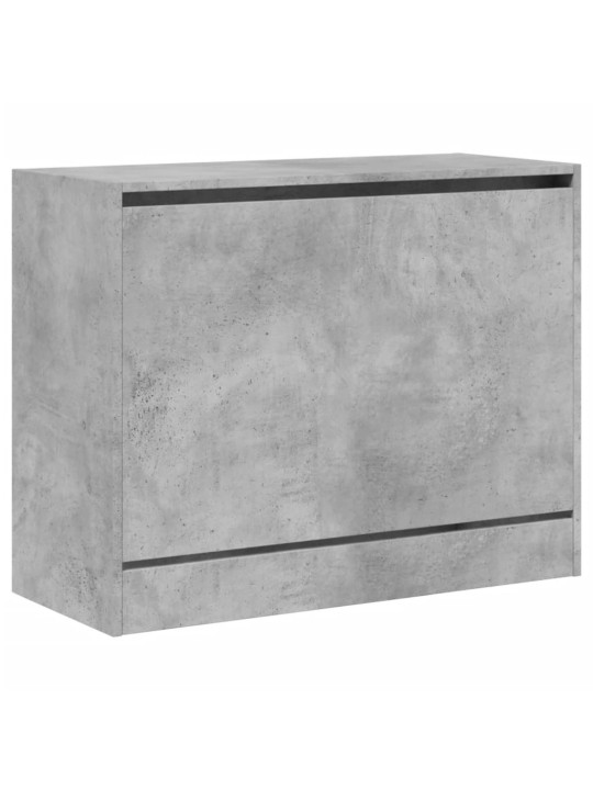 Botník betonově šedý 80 x 34 x 63 cm kompozitní dřevo