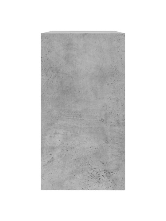 Botník betonově šedý 80 x 34 x 63 cm kompozitní dřevo