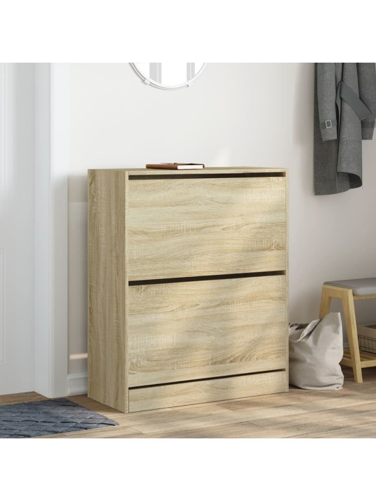 Botník dub sonoma 80 x 34 x 96,5 cm kompozitní dřevo