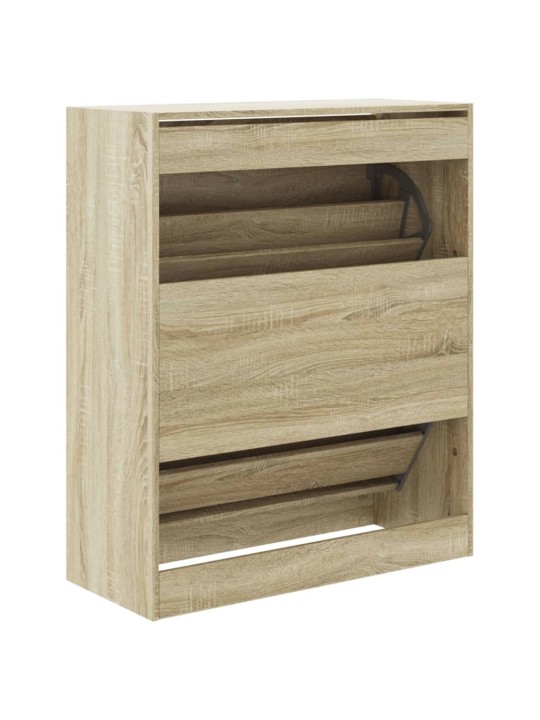 Botník dub sonoma 80 x 34 x 96,5 cm kompozitní dřevo