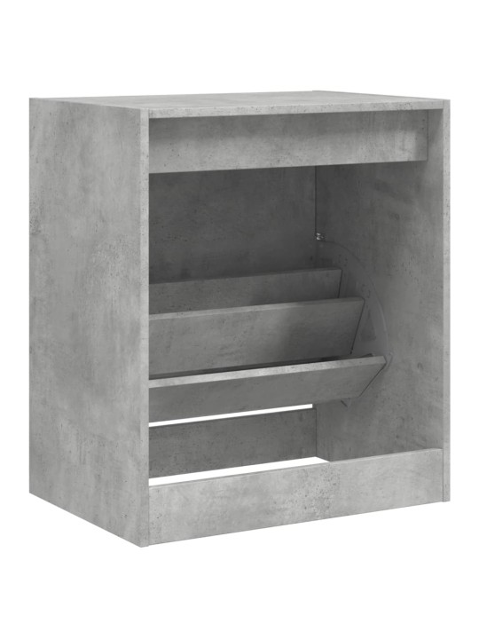 Botník betonově šedý 60 x 42 x 69 cm kompozitní dřevo