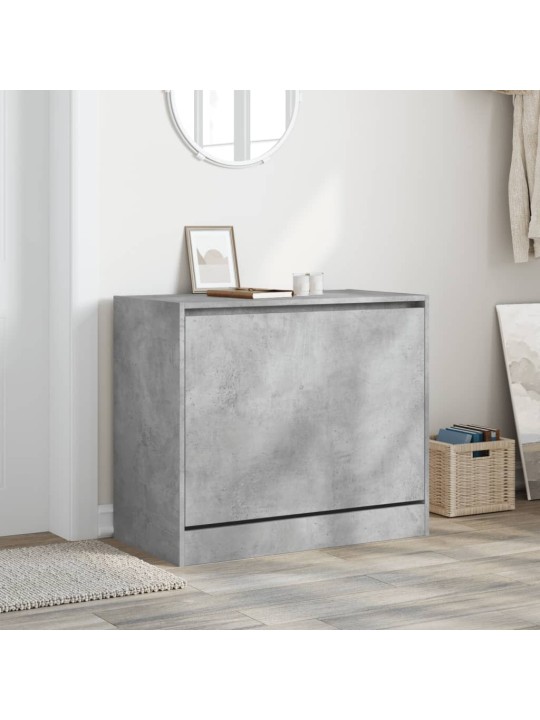 Botník betonově šedý 80 x 42 x 69 cm kompozitní dřevo