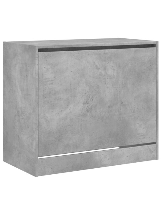 Botník betonově šedý 80 x 42 x 69 cm kompozitní dřevo