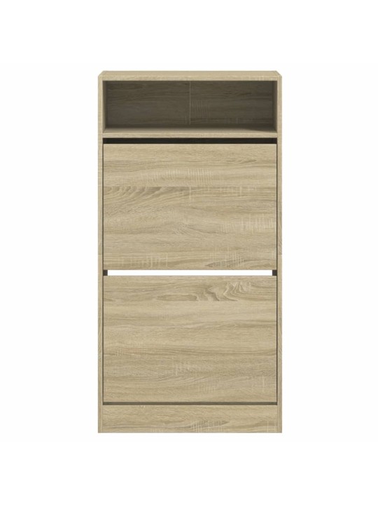 Botník dub sonoma 60 x 34 x 116 cm kompozitní dřevo