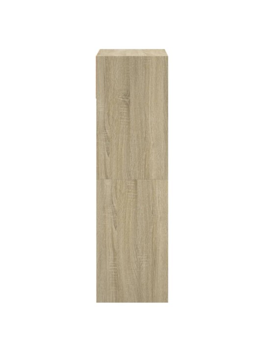 Botník dub sonoma 60 x 34 x 116 cm kompozitní dřevo