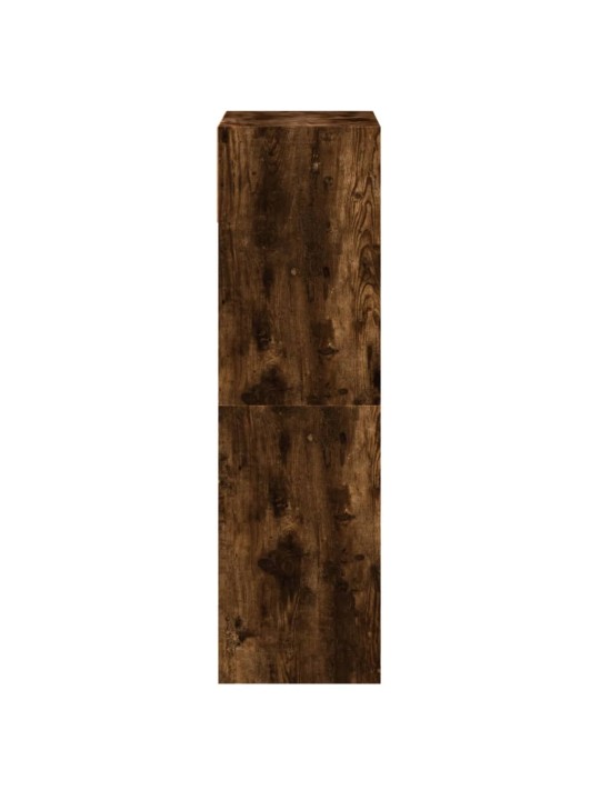 Botník kouřový dub 60 x 34 x 116 cm kompozitní dřevo