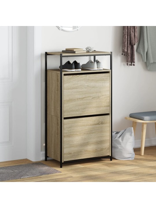 Botník dub sonoma 60 x 34 x 112 cm kompozitní dřevo