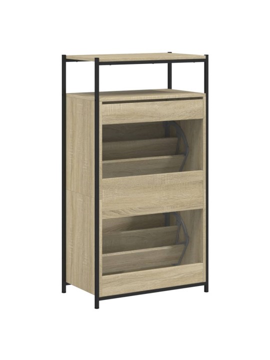 Botník dub sonoma 60 x 34 x 112 cm kompozitní dřevo